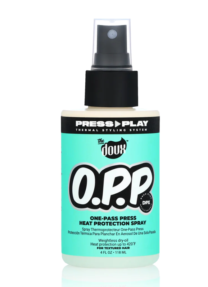 The Doux OPP One Pass Heat Protectant Spray 4 oz - BPolished Beauty Supply