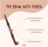 Kiss New York Professional Top Brow Auto Pencil - BPolished Beauty Supply