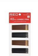 RED Bob Pins 2 3/4" 40CT Bronze & Black