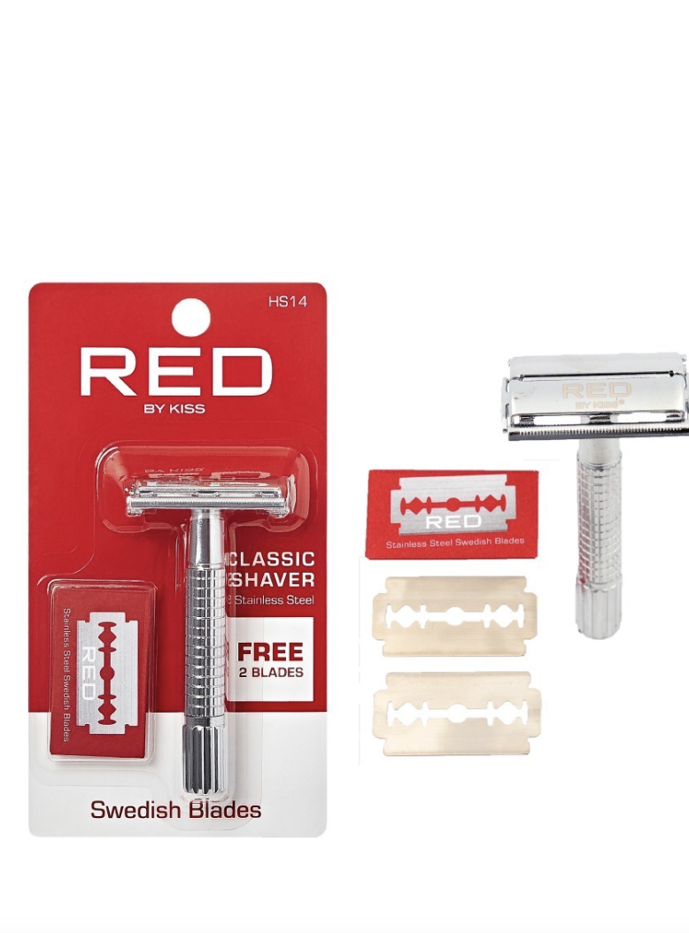 RED Classic Shaver with 2pcs Blades #HS14 - BPolished Beauty Supply