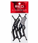 Red Alligator Clips 4 pcs