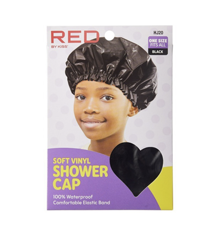 Red by Kiss Soft Vinyl Shower Cap #HJ20 - BPolished Beauty Supply