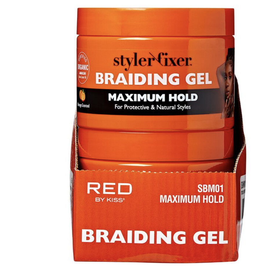 Red by Kiss Styler Fixer Braiding Gel (Extreme Hold & Maximum Hold) –  BPolished Beauty Supply