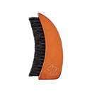 Red Premium Brush Moon Shape Beard Brush - Medium Soft
