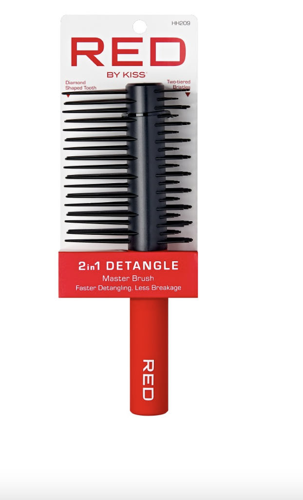 Red by Kiss 2-in-1 Detangle Master Brush #HH209 - BPolished Beauty Supply