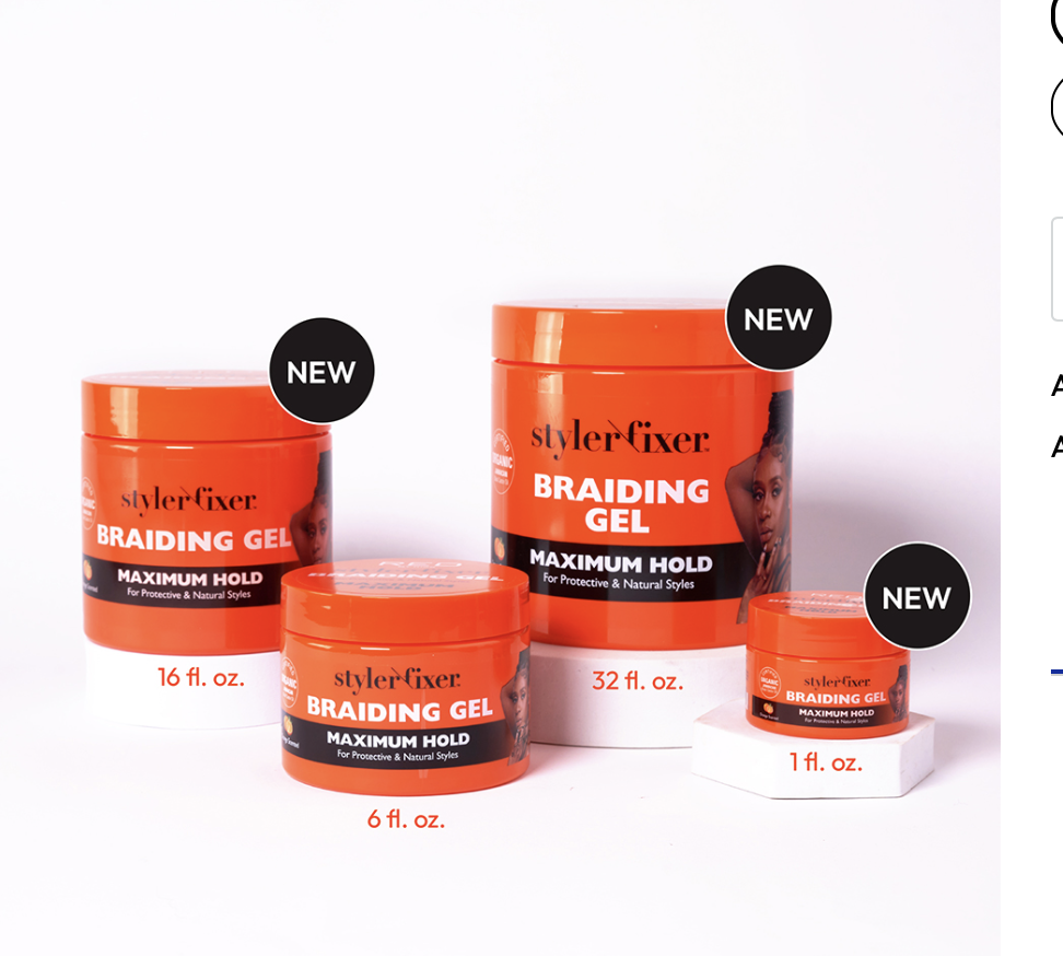Red by Kiss Styler Fixer Braiding Gel (Extreme Hold & Maximum Hold) - BPolished Beauty Supply