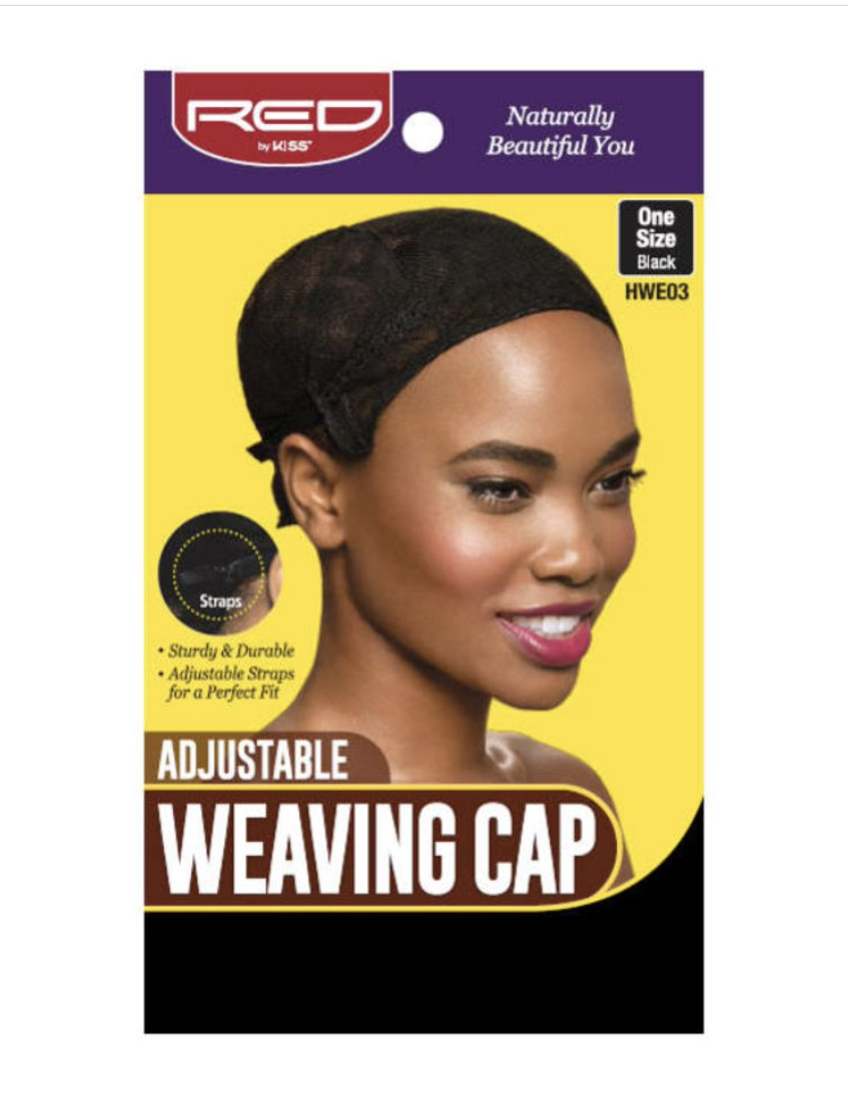 Red Adjustable Weaving Cap #HWE03 - BPolished Beauty Supply