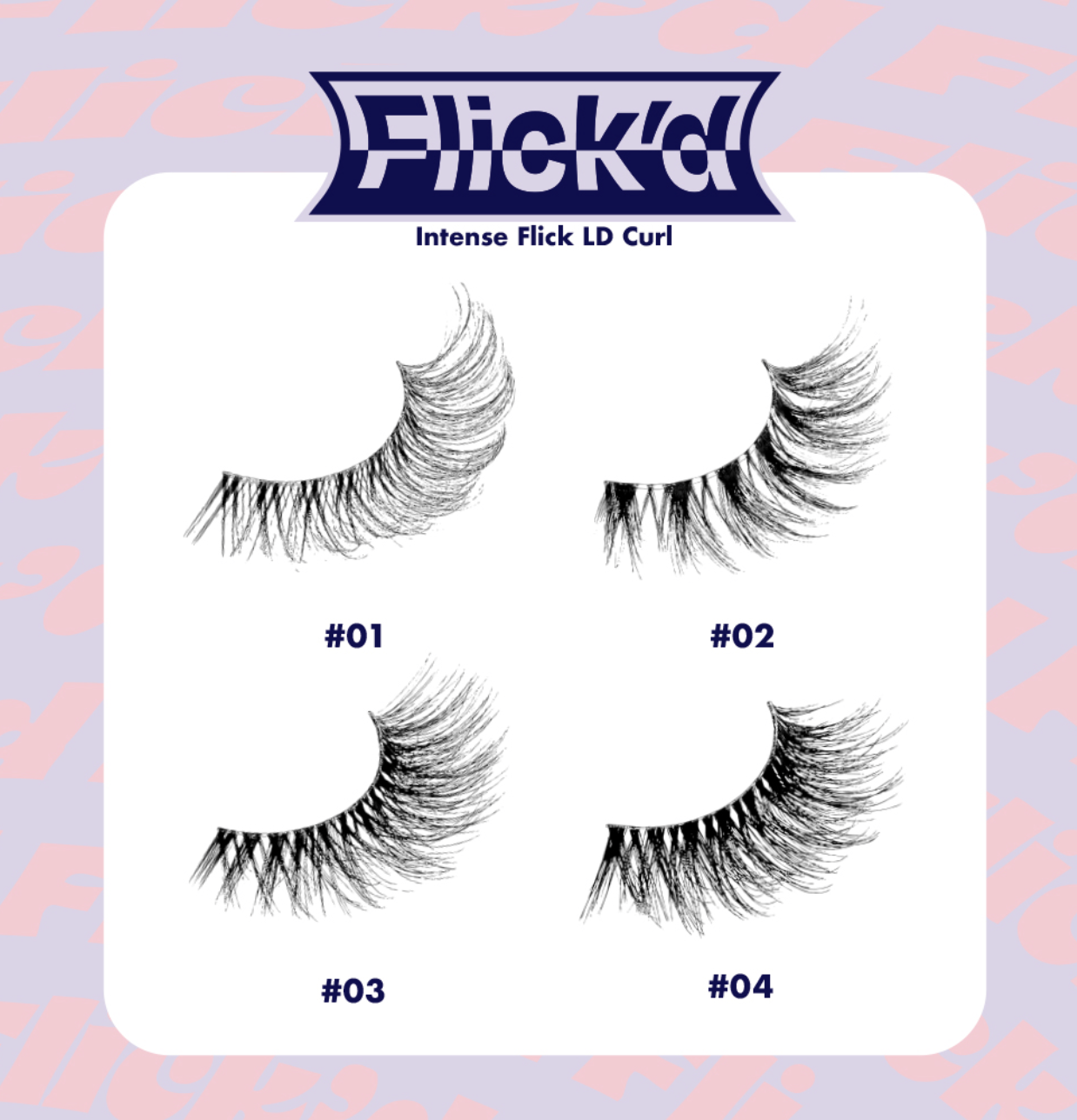 iEnvy 3D Flick'd Lashes (4 options) - BPolished Beauty Supply
