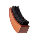 Red Premium Brush Moon Shape Beard Brush - Medium Soft
