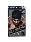 Red Premium Wave Check Durag Black