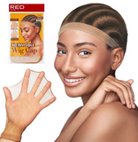 Red HD Stocking Wig Cap (5pcs) (Black, Natural, Beige) - BPolished Beauty Supply