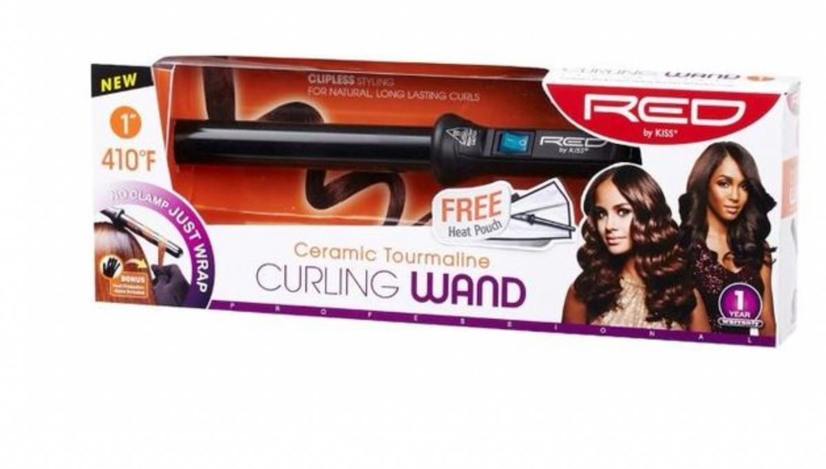Kiss Red 1" Curling Wand #CIW02 & CIW03 - BPolished Beauty Supply