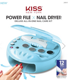 Kiss Powerfile Nail File Deluxe Set #2464V - BPolished Beauty Supply
