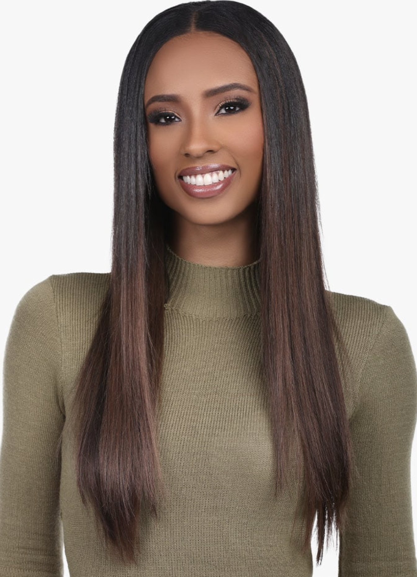 Sensationnel Human Hair Everly 7 Pcs Clip-In Straight 22" - BPolished Beauty Supply