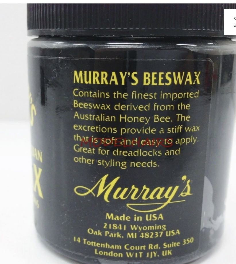 Murray's Black Beeswax