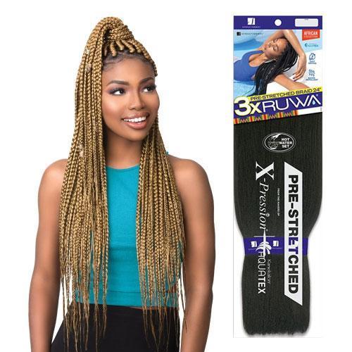 Sensationnel African Collection 3X X-Pression Pre-Stretched Braid 28  (Kids) (1-pack, 2)