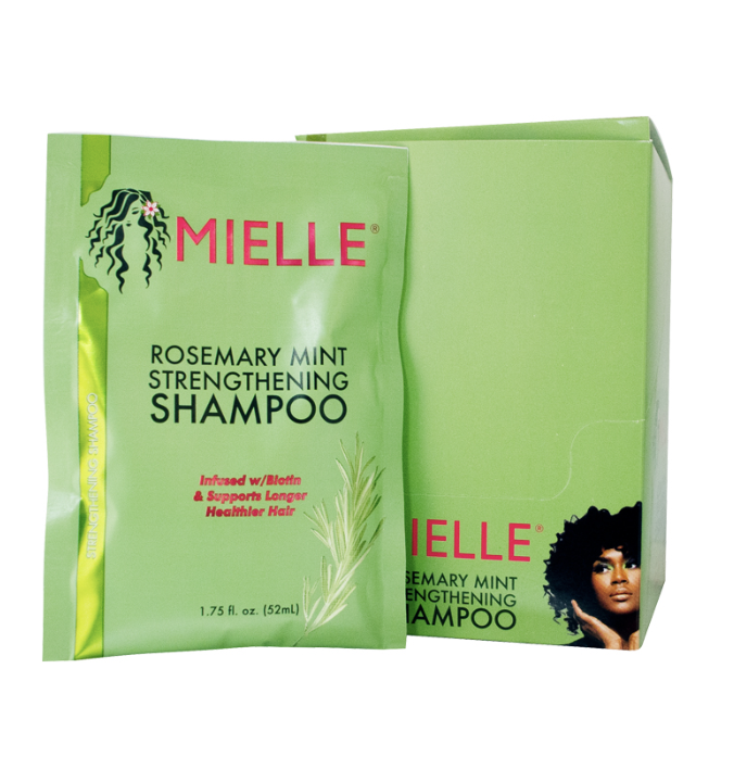 Mielle Organics Rosemary Mint Strengthening Shampoo 1.75 oz – BPolished  Beauty Supply