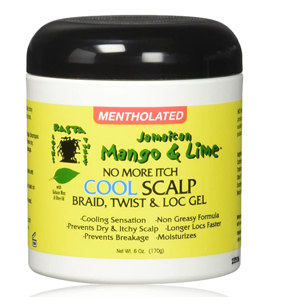 Jamaican Mango & Lime No More Itch Cool Scalp Braid, Twist & Lock Gel 6 oz - BPolished Beauty Supply