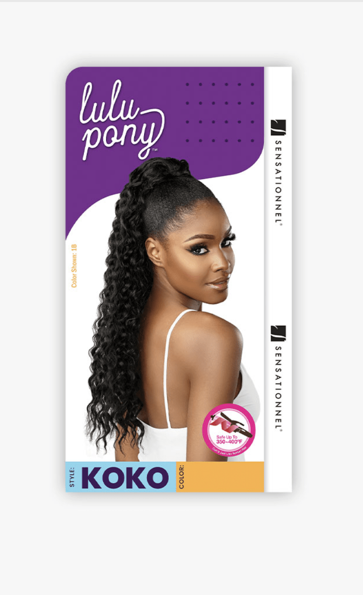 Sensationnel LuLu Drawstring Ponytail  - Koko 22"