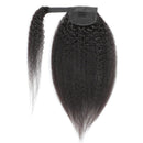 Virgin Hair Wrap Ponytail Hair (Kinky Curly, Kinky Straight, Straight)