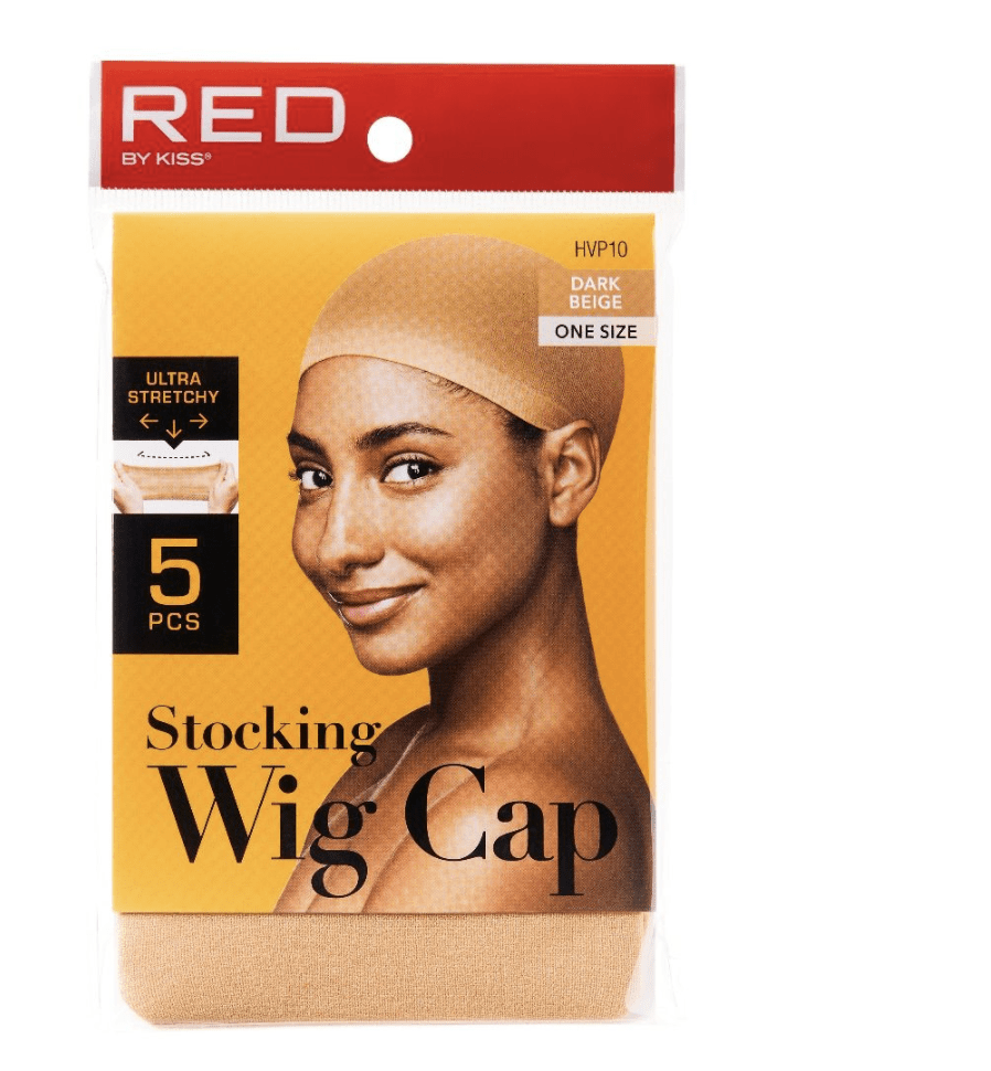 Red by Kiss Stocking Wig Cap (5pcs)