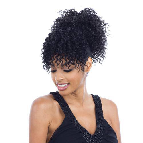 Freetress Equal Synthetic Hair Drawstring Ponytail & Bang Pony Pop Bell