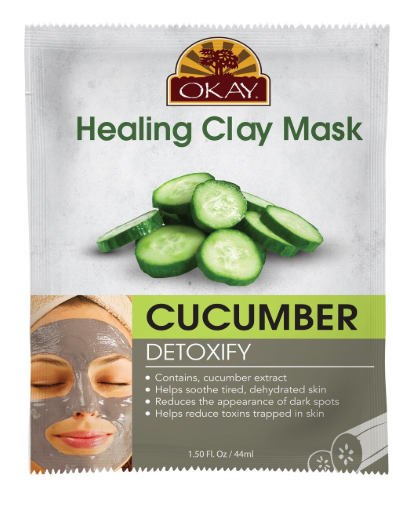 Okay, Healing Clay Mask Cucumber, 1.50 Oz