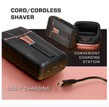 Red Professional Cordless Shaver - Matte Black #PSV02 - BPolished Beauty Supply