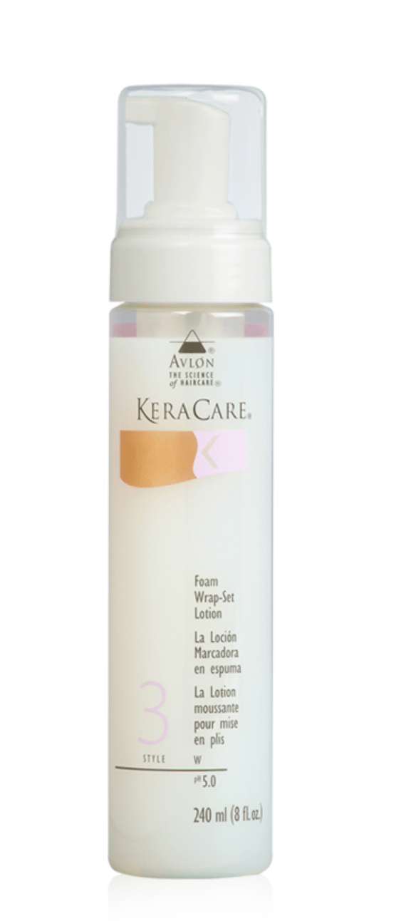 KeraCare Foam Wrap-Set Lotion 8 fl oz - BPolished Beauty Supply