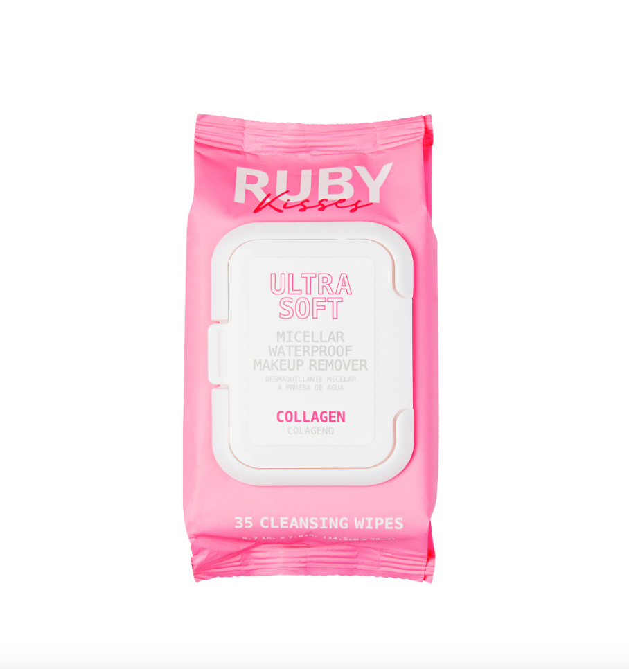 Ruby Kisses Micellar Waterproof Makeup Removing Wipes - Witch Hazel #RMR02D - BPolished Beauty Supply