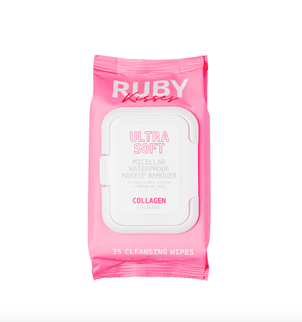 Ruby Kisses Micellar Waterproof Makeup Removing Wipes - Witch Hazel #RMR02D