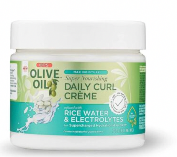 ORS Max Moisture Super Nourishing Daily Curl Creme Rice Water & Electrolytes 8 oz