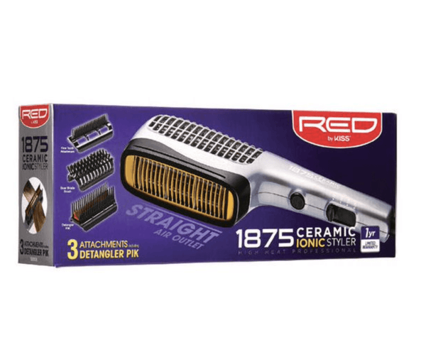 Red by Kiss 1875 Ceramic Ionic Styler #BD02U