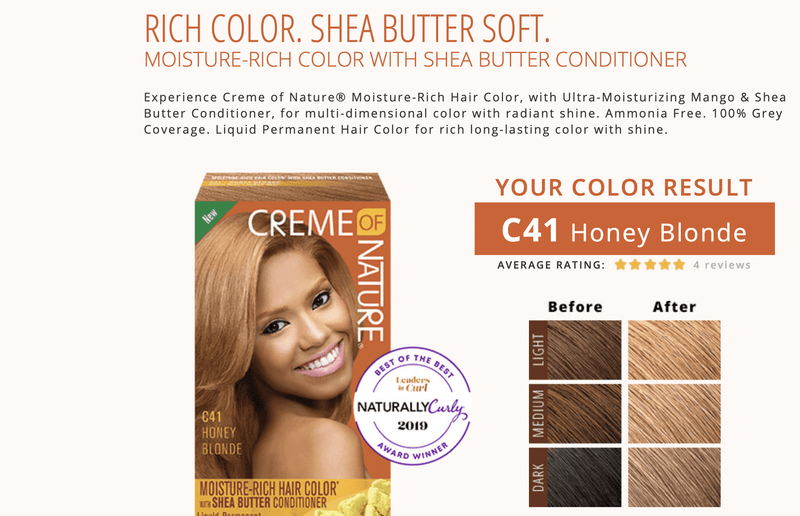 Creme of Nature 10.0 Honey Blonde