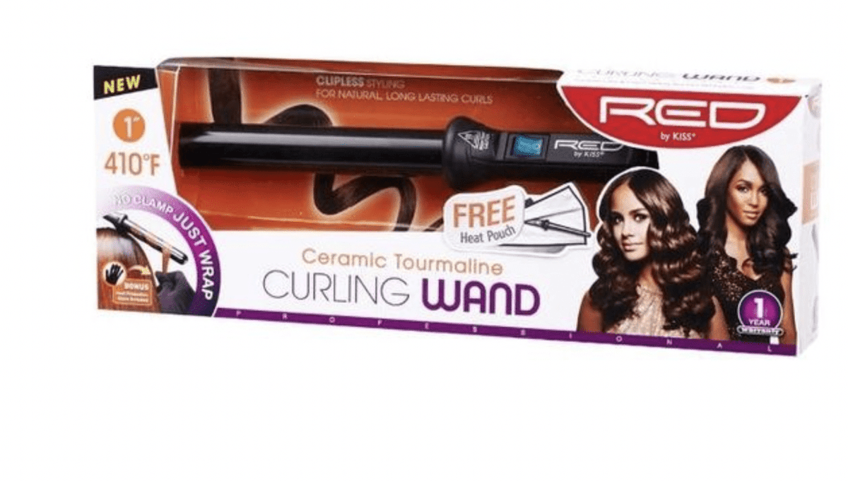 Kiss Red 1" Curling Wand #CIW02 & CIW03