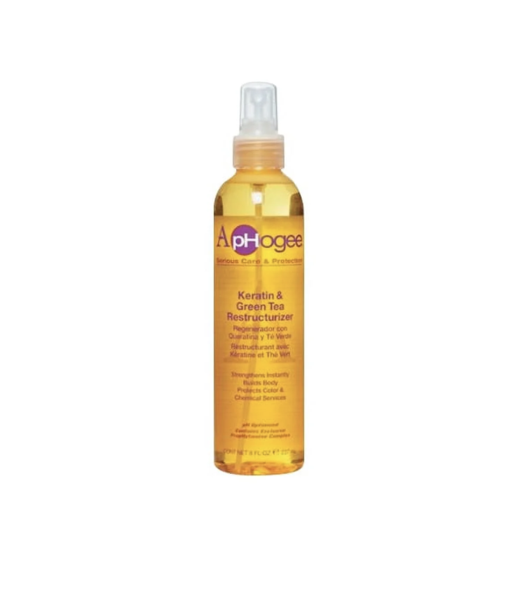 Aphogee Keratin Green Tea Leave In Reconstructor 8 oz