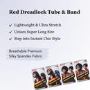 Red Spandex Dreadlock Tube & Band (HD105-108)