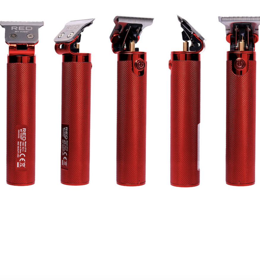 RED Precision Blade Cordless Trimmer Red #CT12 - BPolished Beauty Supply