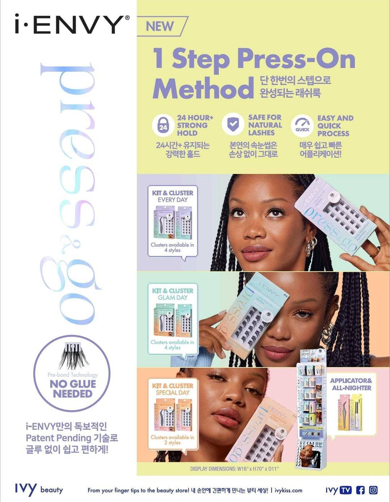 IEnvy Press & Go Lashes (10 Styles & Kits)