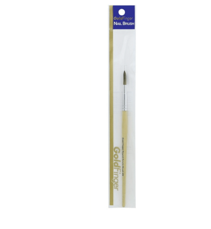 Kiss Gold Finger Acrylic Brush (Round & Flat)