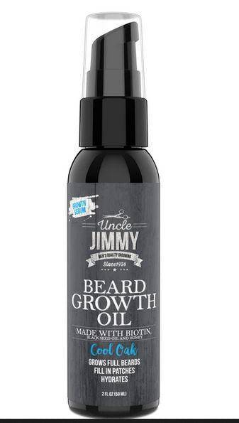 Uncle Jimmy Beard Growth Oil 2 fl oz - BPolished Beauty Supply