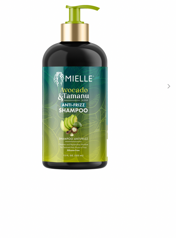 Mielle Avocado & Tamnu Anti-Frizz Shampoo 12 oz - BPolished Beauty Supply