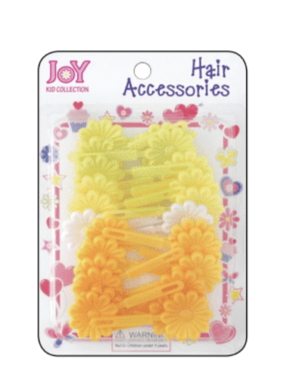 Joy Hair Barrettes 10 CT 20MM Daisy