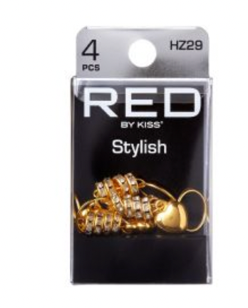 Kiss RED Braid Charms - 78 Different Styles