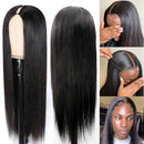 BPolished Human Hair Hair U Part Wig