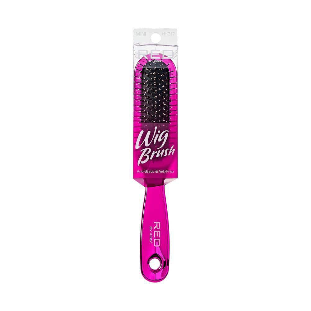 RED Mini Styling Wig Brush #HH217