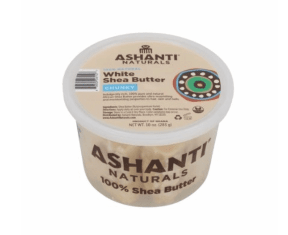 Ashanti 100% Chunky White Shea Butter 10 oz