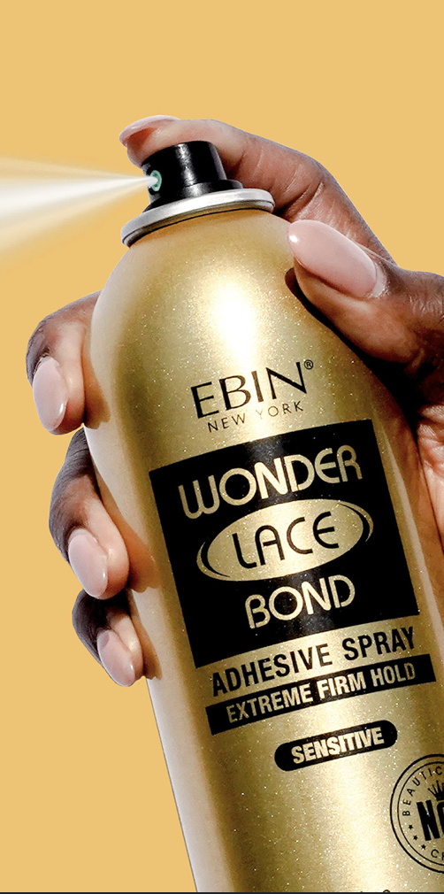 Ebin Wonder Lace Bond Adhesive Spray (Extra, Firm, Supreme, Sensitive) - BPolished Beauty Supply