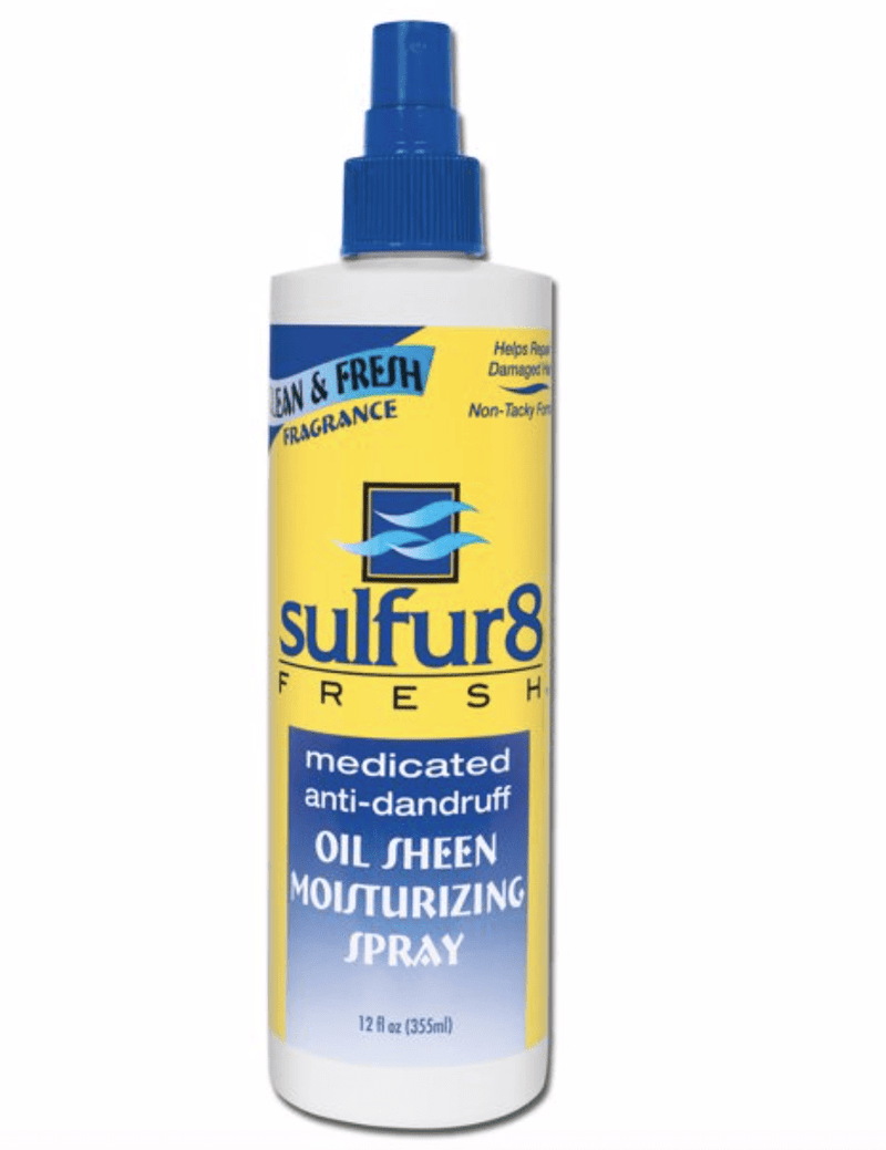 Sulfur8 Medicated Anti-Dandruff Oil Sheen Moisturizing Spray 12 oz - BPolished Beauty Supply