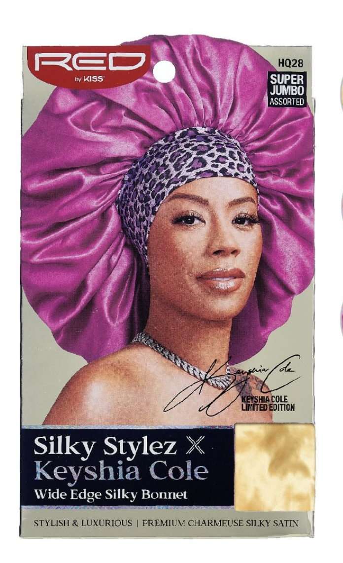 Red Silky Bonnet XL - BPolished Beauty Supply